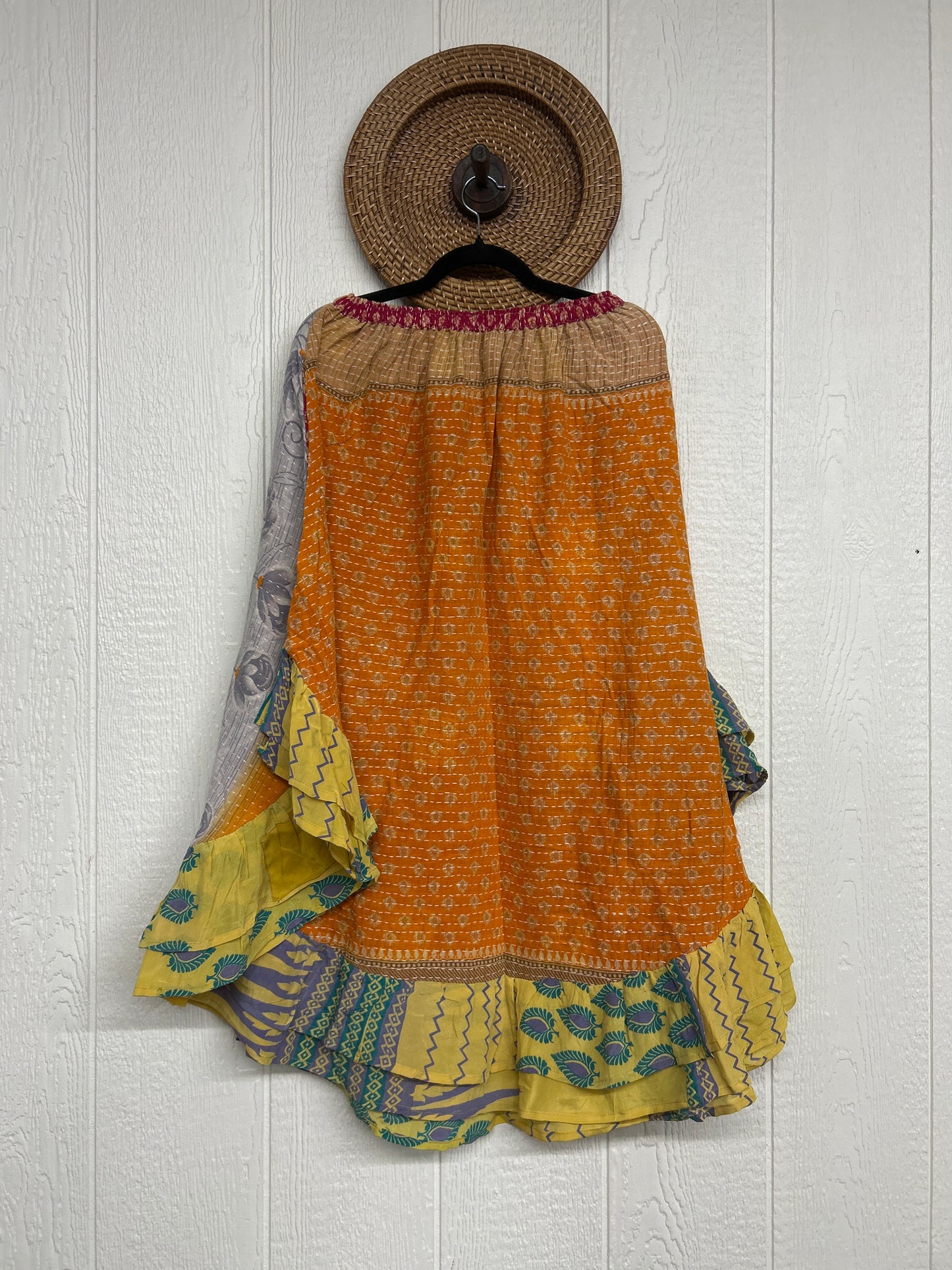 Pareo Kantha Wild Rose Skirt 0426 167
