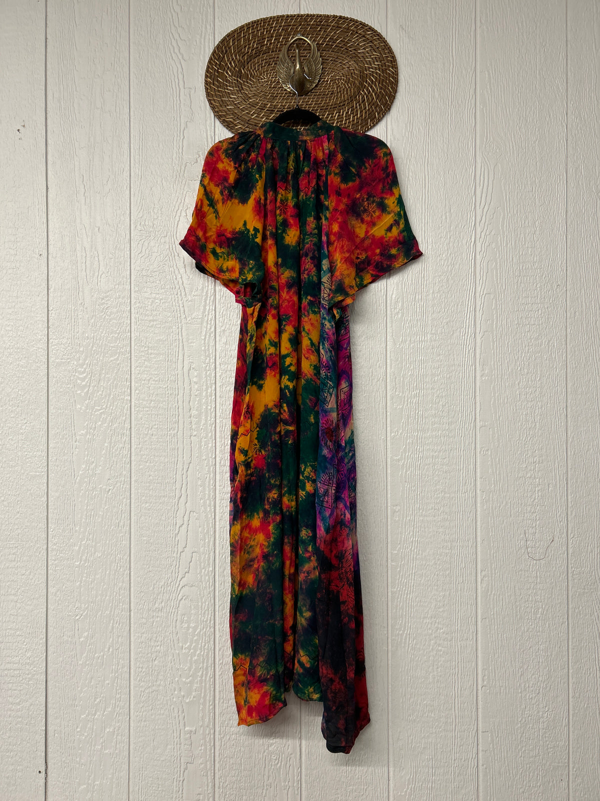 Crepe Sari Summer Woodstock Duster 0626 196