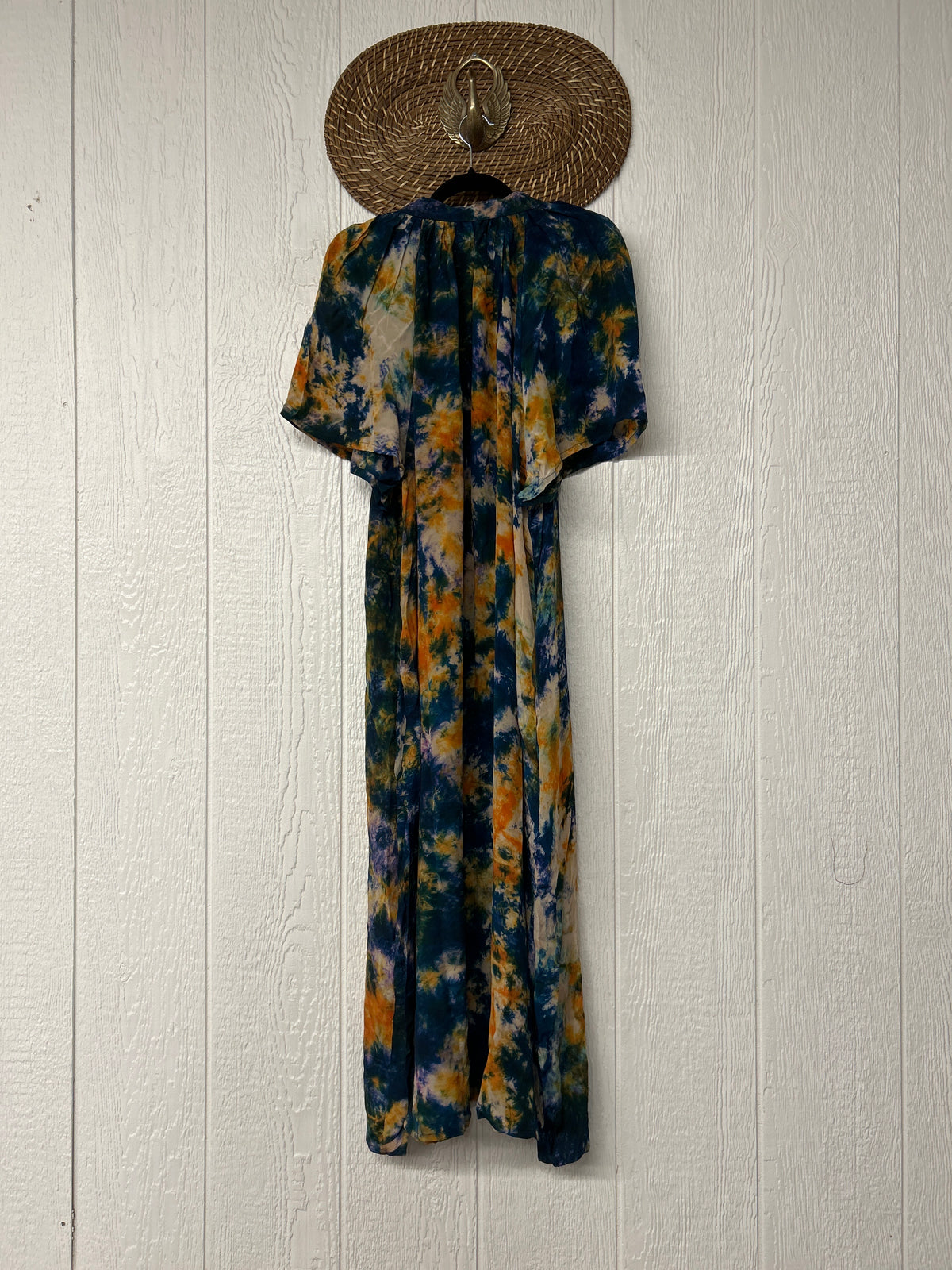 Crepe Sari Summer Woodstock Duster 0626 181