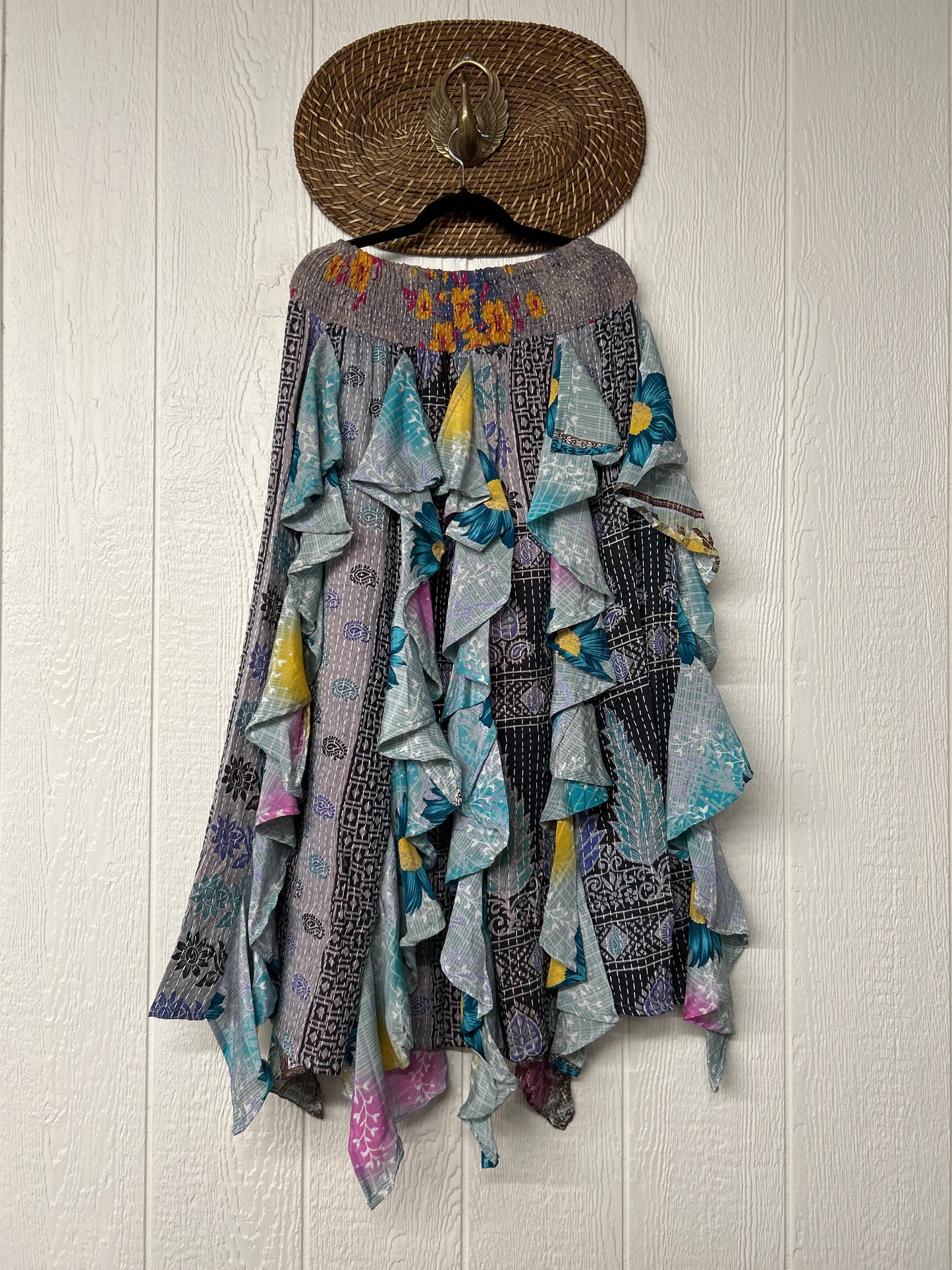 Pareo Kantha Willow Maxi Skirt 0826 109