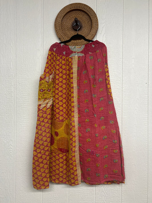 Pareo Kantha Butterfly Cargo Skirt 0426 189