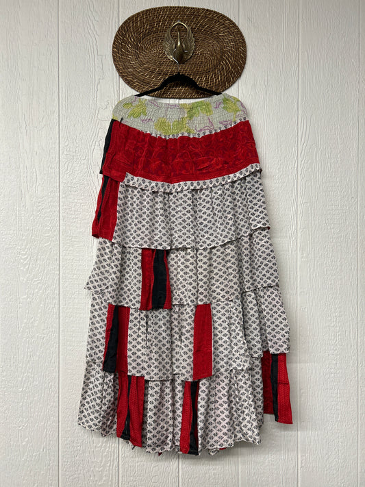 Rasgulla Sari Venus Ruffle Maxi 1125 093