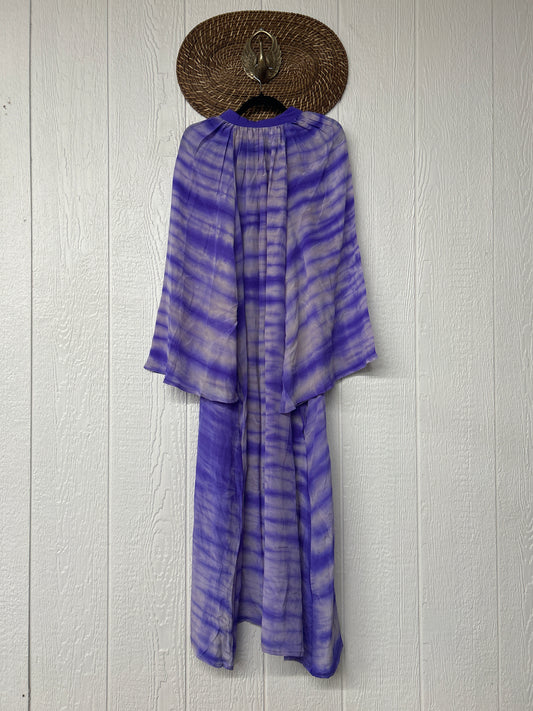 Crepe Sari Woodstock Duster Dress 0226 098