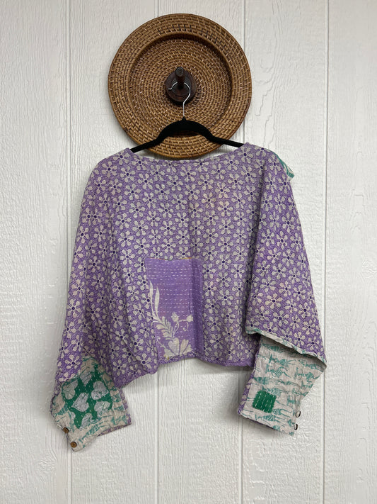 Pareo Kantha In Bloom Cropped Pullover 0326 016