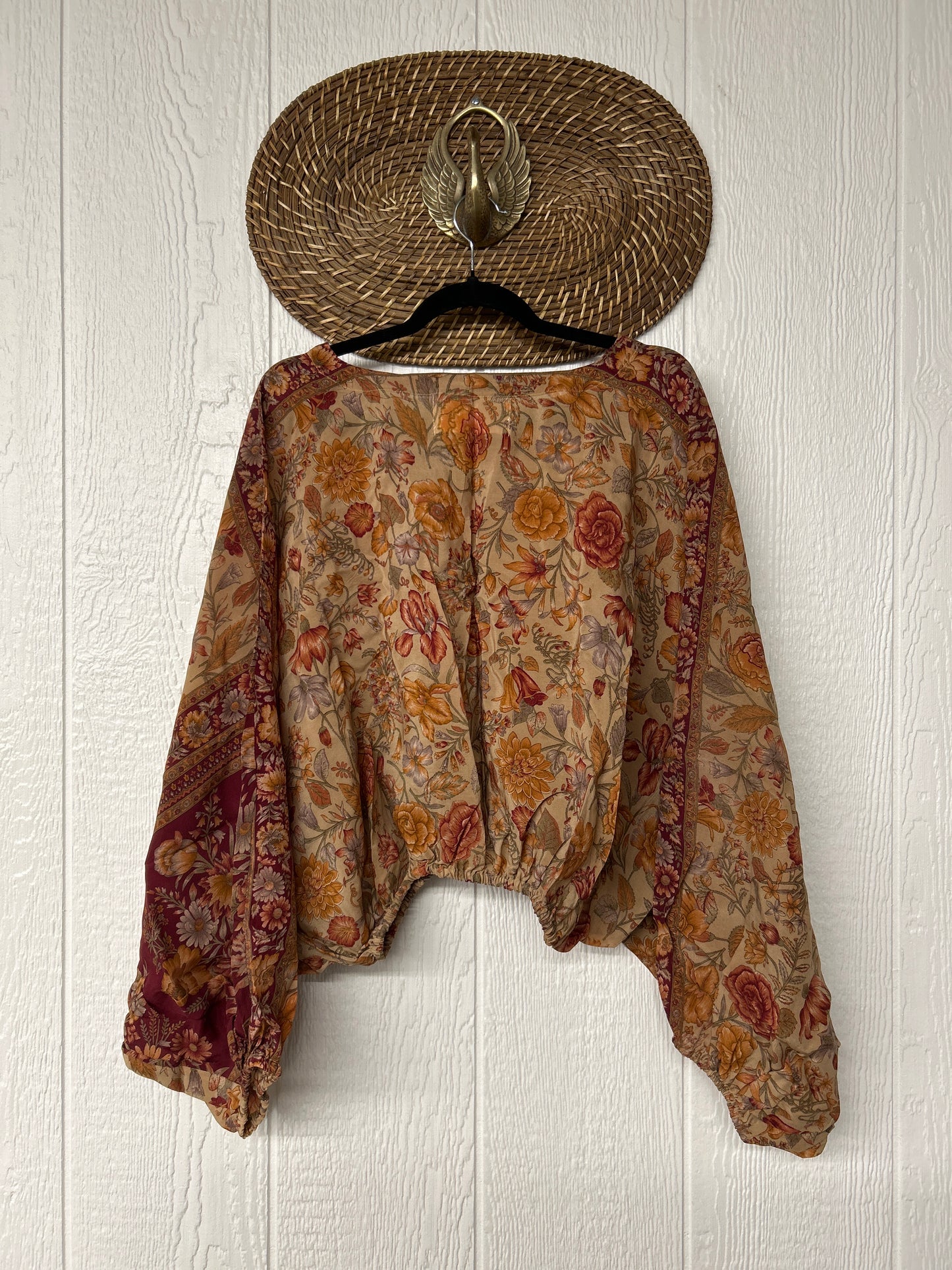 Crepe Sari Luna Crop Top 0526 008