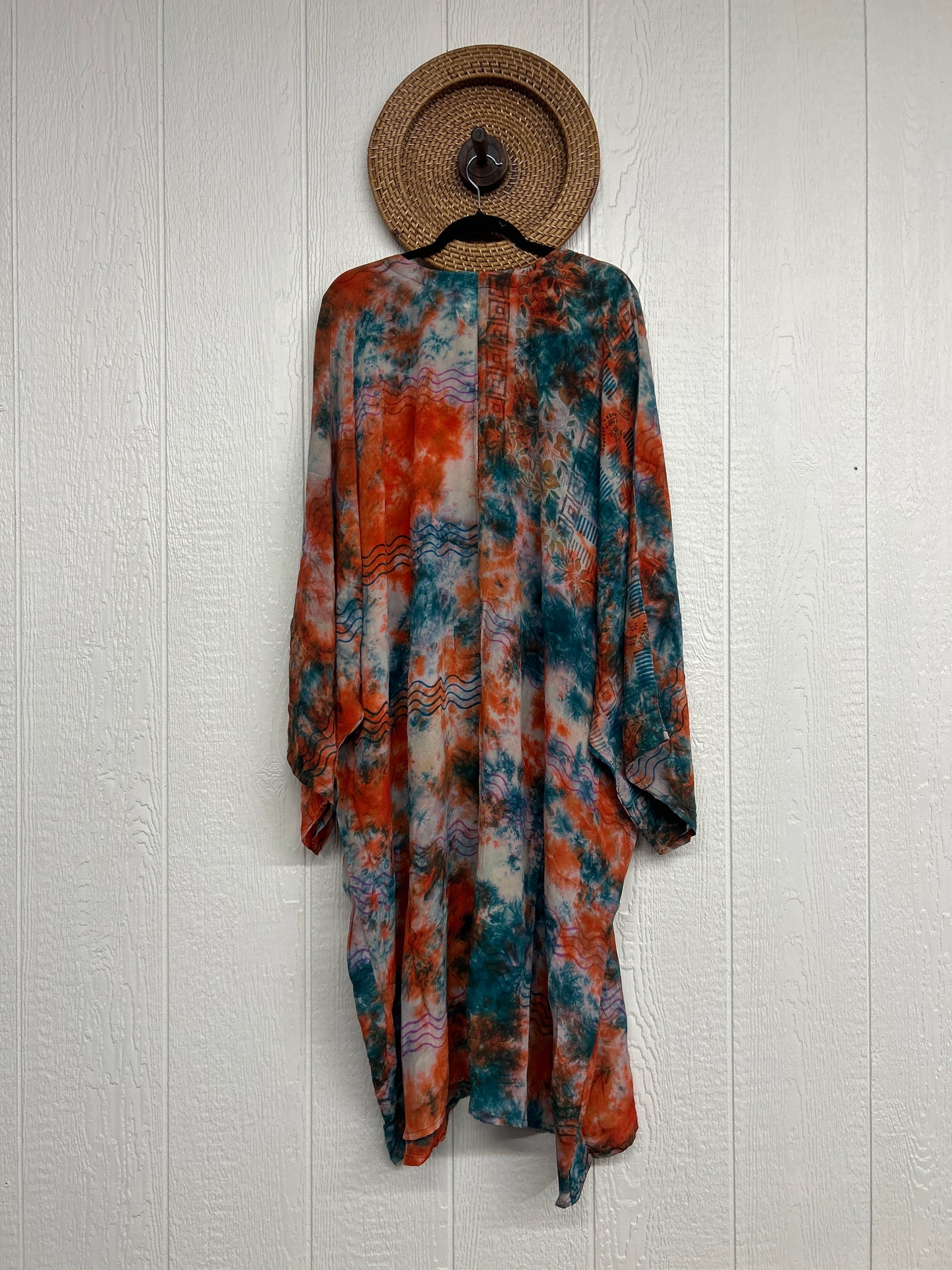 Crepe Sari Gaia Duster Dress 0426 038