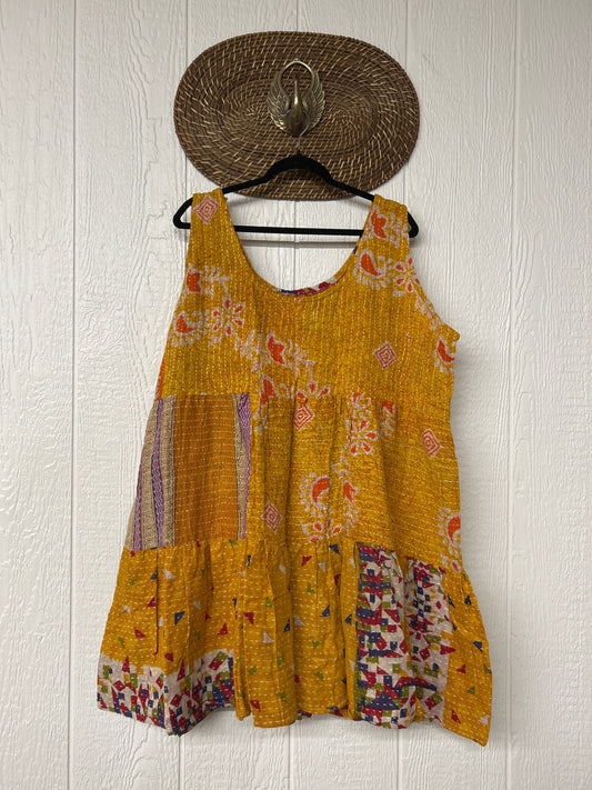 Kantha Meadow Mini Dress 0625 071