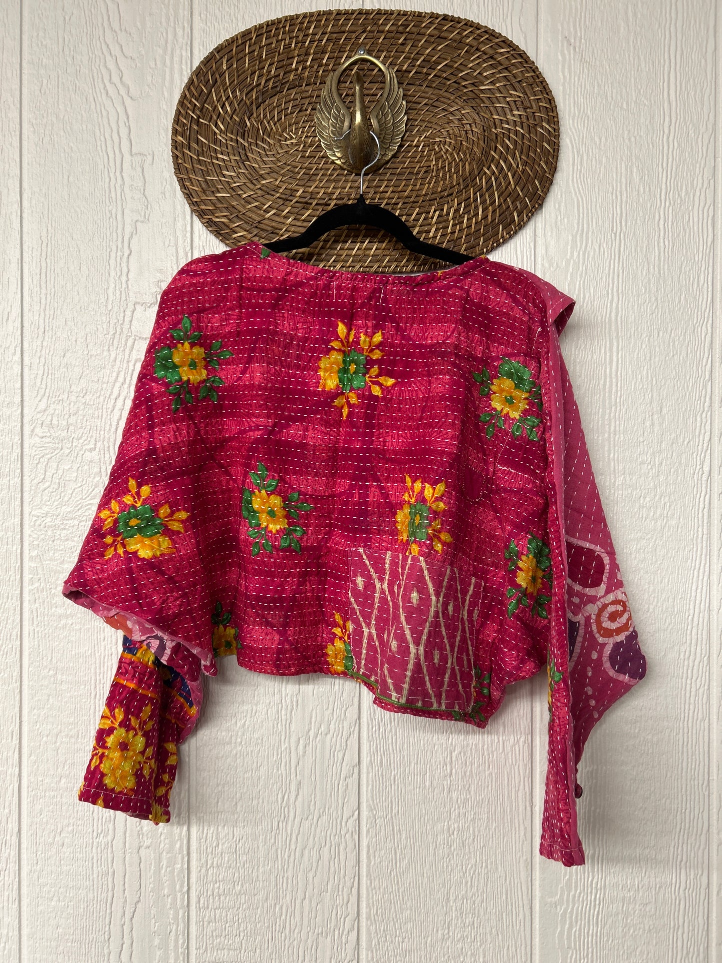 Pareo Kantha In Bloom Cropped Pullover 0326 162
