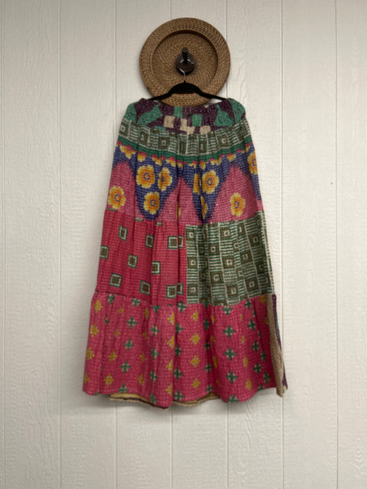 Pareo Kantha Lotus Maxi Skirt 0826 230