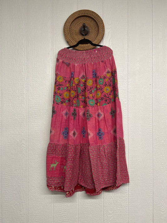 Pareo Kantha Lotus Maxi Skirt 0826 025