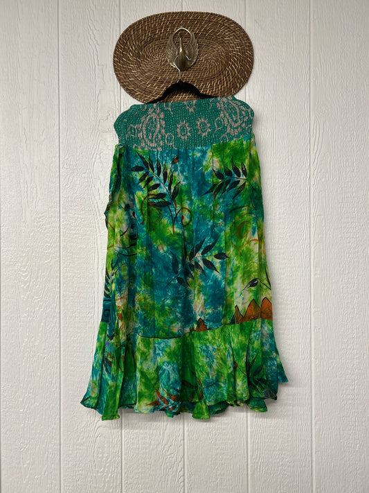 Crepe Sari Inner Peace Wrap Skirt 0626 121
