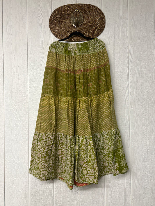 Pareo Kantha Lotus Maxi Skirt 0826 206