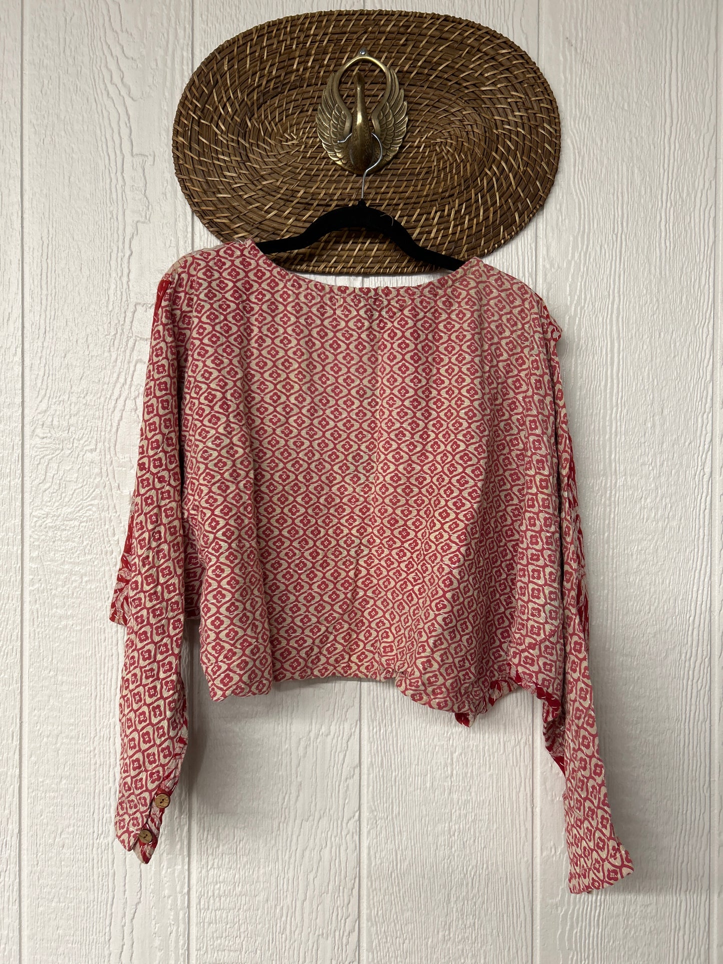 Pareo Kantha In Bloom Cropped Pullover 0326 167