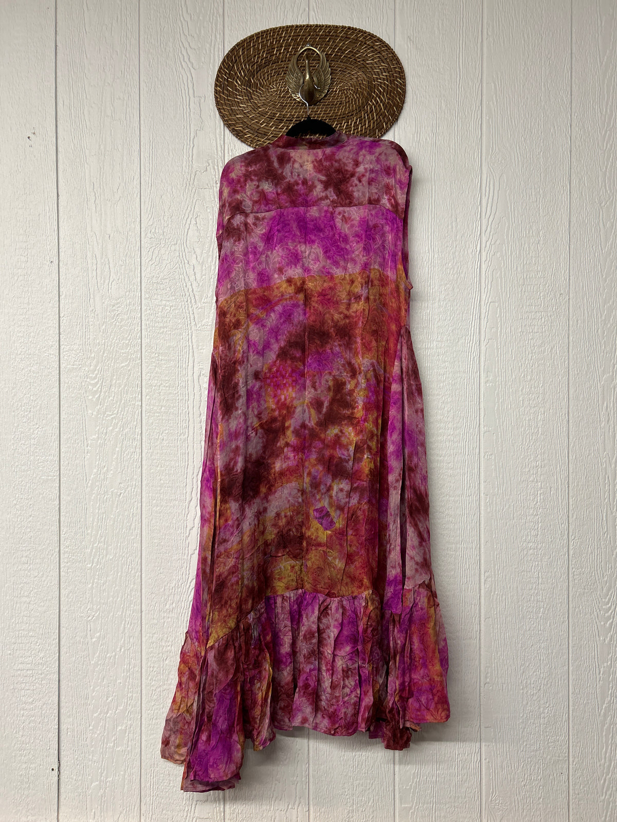 Crepe Sari Summer Dahlia Duster 0726 070