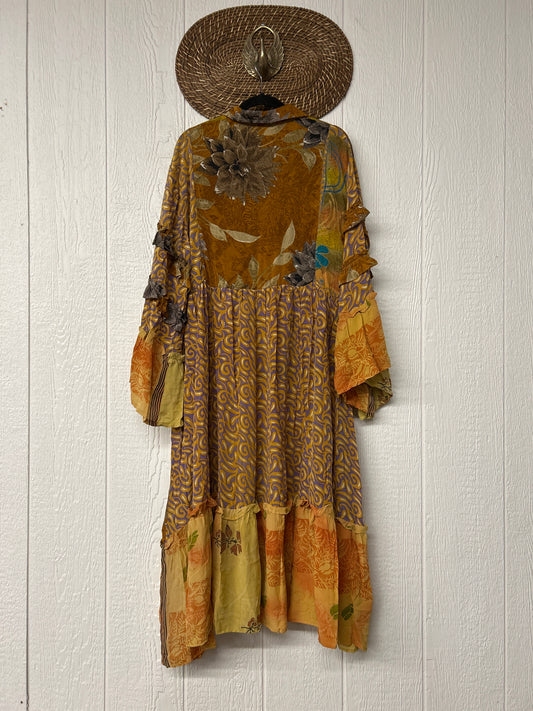 Crepe Sari Rhiannon Duster Dress 0226 074