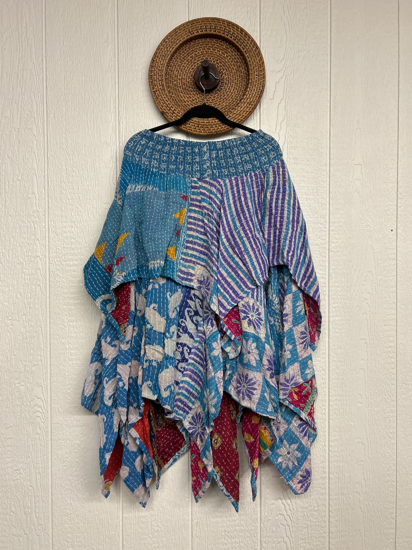 Pareo Kantha Pixie Skirt 0426 034