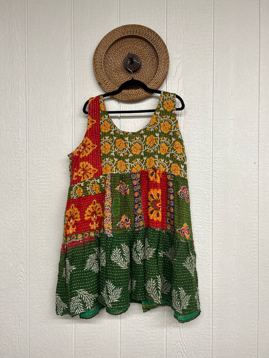 Kantha Meadow Mini Dress 0625 123