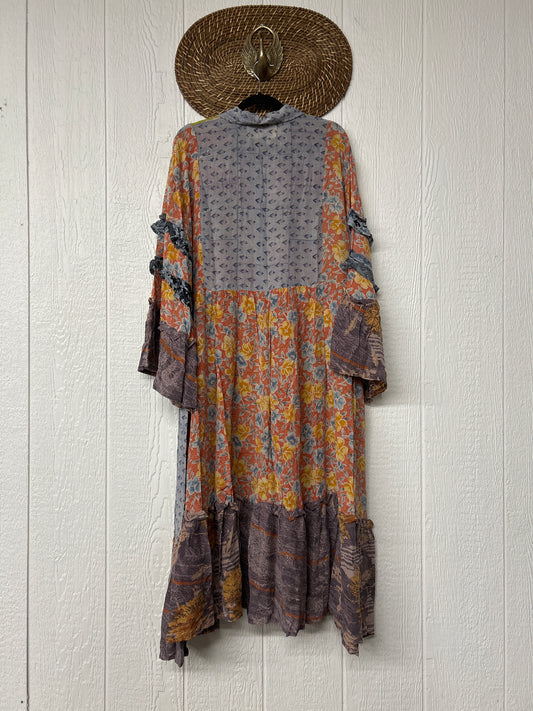 Crepe Sari Rhiannon Duster Dress 0226 113