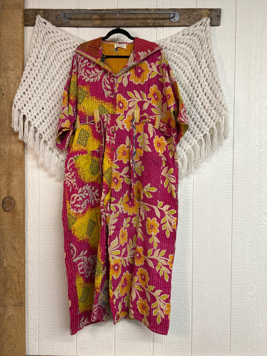 Kantha Zen Hoodie Jumpsuit 0925 257