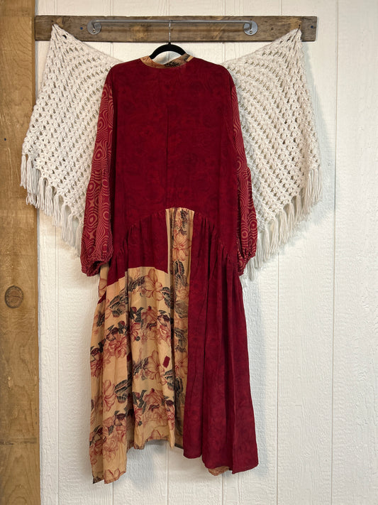 Crepe Sari Evermore Kimono 0126 265