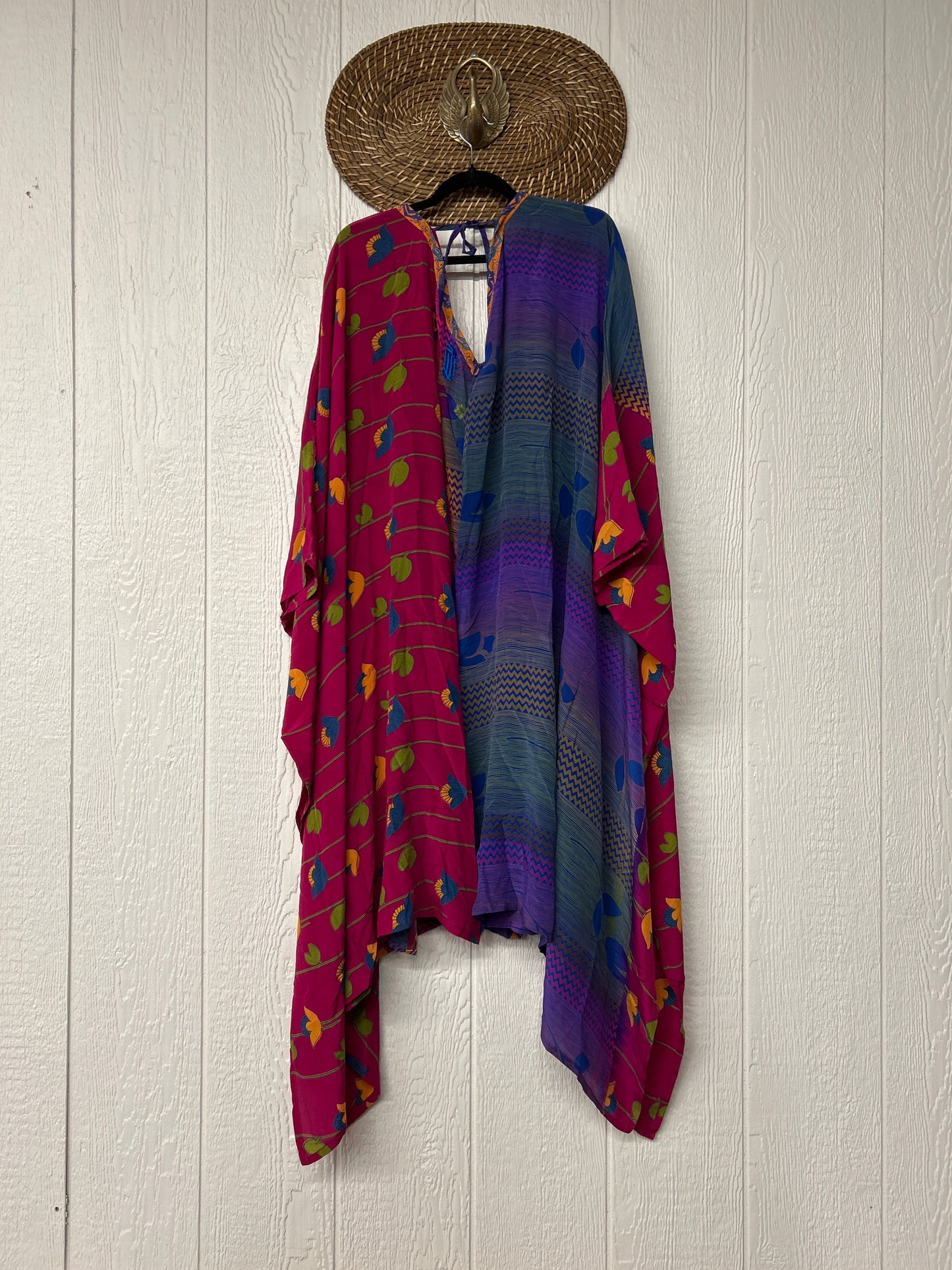 Crepe Sari Orchid Kimono 0626 133