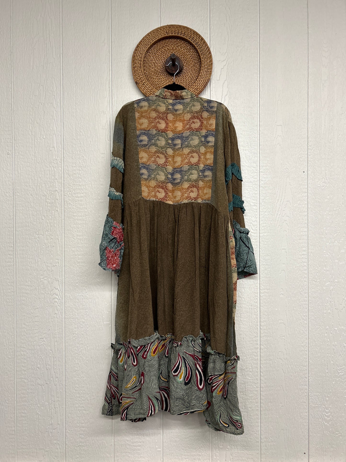 Crepe Sari Rhiannon Duster Dress 0226 274