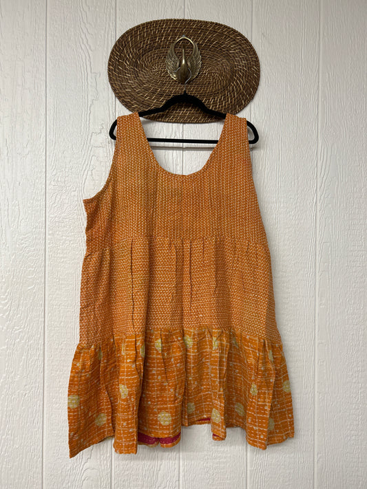 Kantha Meadow Mini Dress 0625 072