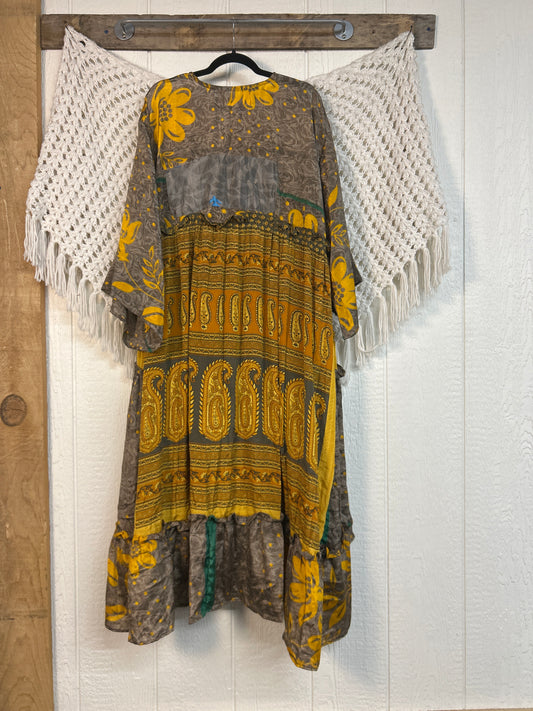 Rasgulla Sari Rhiannon Kimono 0826 045