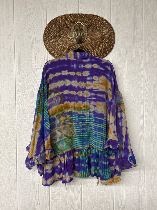 Crepe Sari Wild Rose Top 1225 141