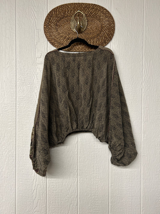 Crepe Sari Luna Crop Top 0126 235