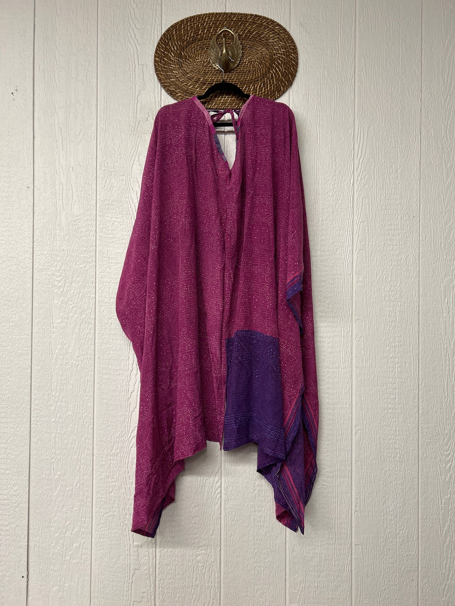 Crepe Sari Orchid Kimono 0626 042