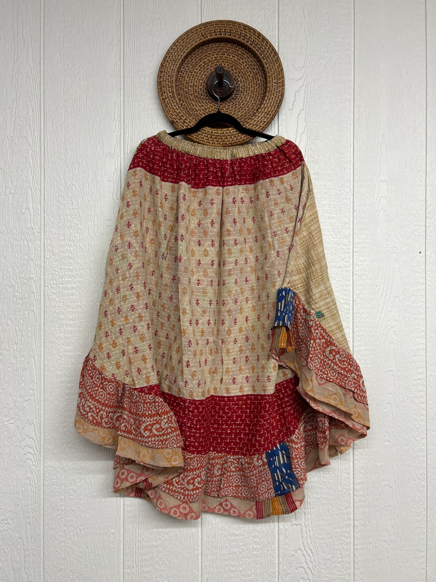 Pareo Kantha Wild Rose Skirt 0426 123