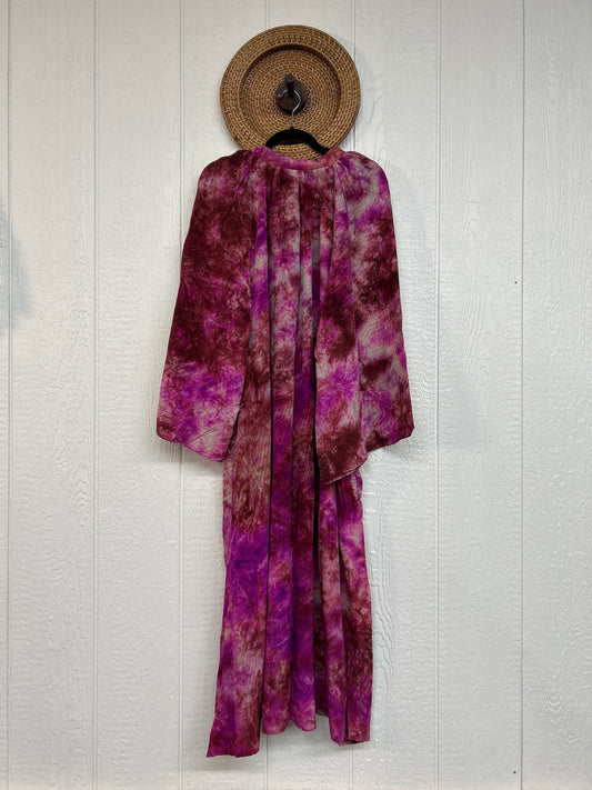 Crepe Sari Woodstock Duster Dress 0226 209