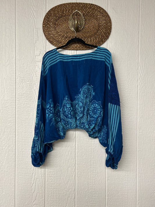 Crepe Sari Luna Crop Top 0126 238