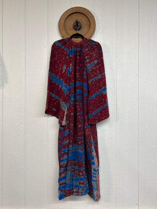 Crepe Sari Woodstock Duster Dress 0226 213