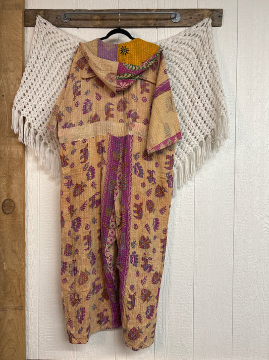 Kantha Zen Hoodie Jumpsuit 0925 174