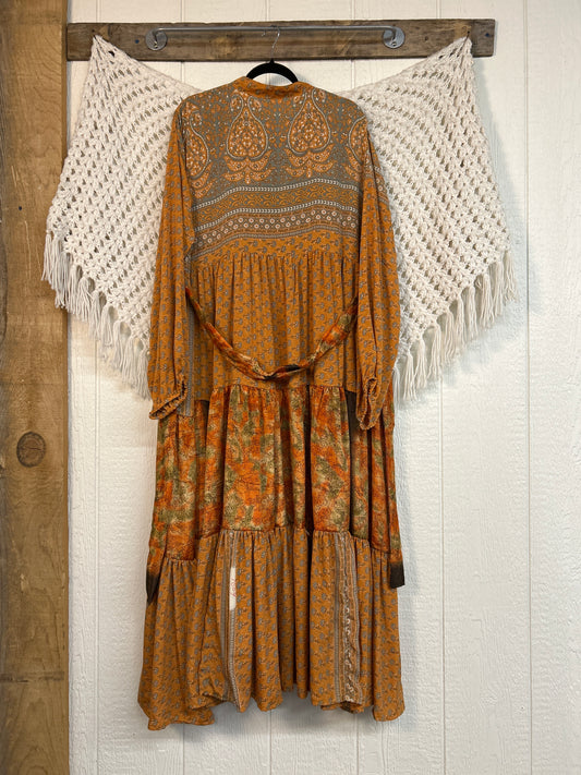 Rasgulla Sari Luminous Maxi Dress 0226 236