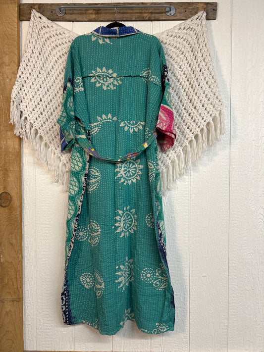 Pareo Kantha Gravity Duster Dress 0226 203