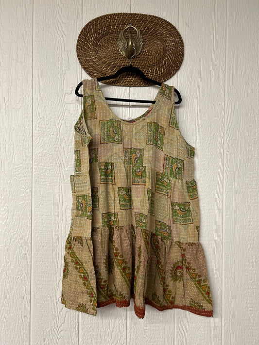 Kantha Meadow Mini Dress 0625 225