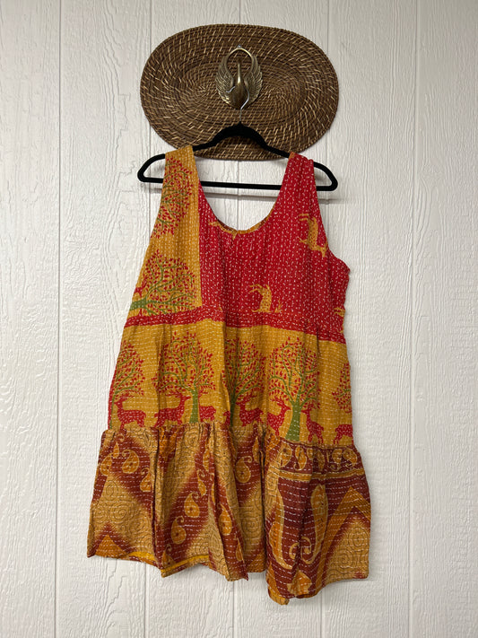 Kantha Meadow Mini Dress 0625 075