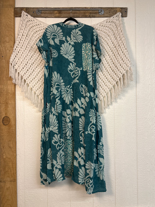 Crepe Sari Summer Evermore Kimono 0726 219