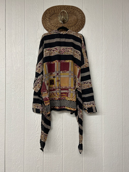 Crepe Sari Nirvana Button Down 1125 103