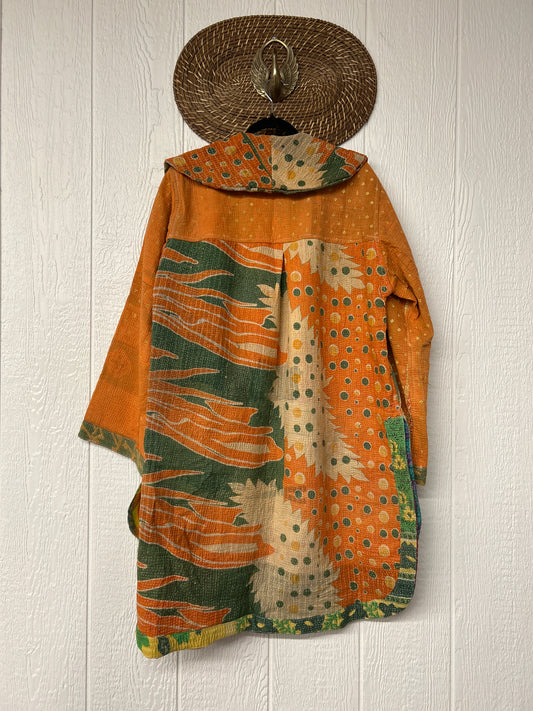 Fine Kantha Drifter Coat 1125 076