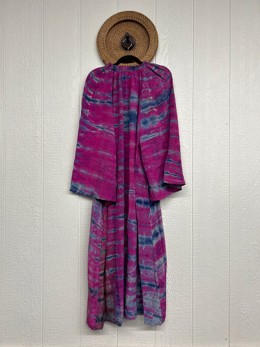 Crepe Sari Woodstock Duster Dress 0226 160