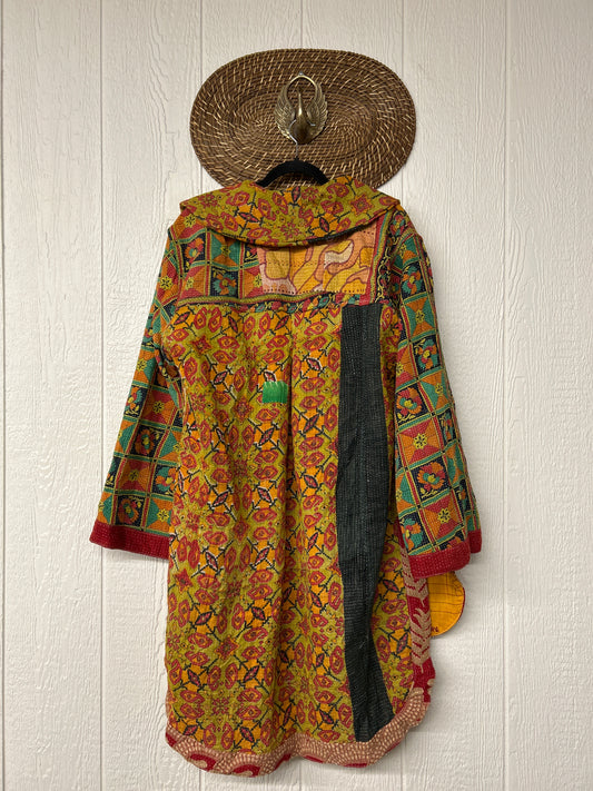 Fine Kantha Drifter Coat 1026 149