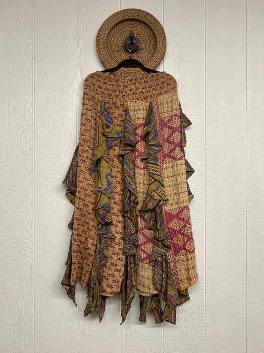 Pareo Kantha Willow Maxi Skirt 0826 095