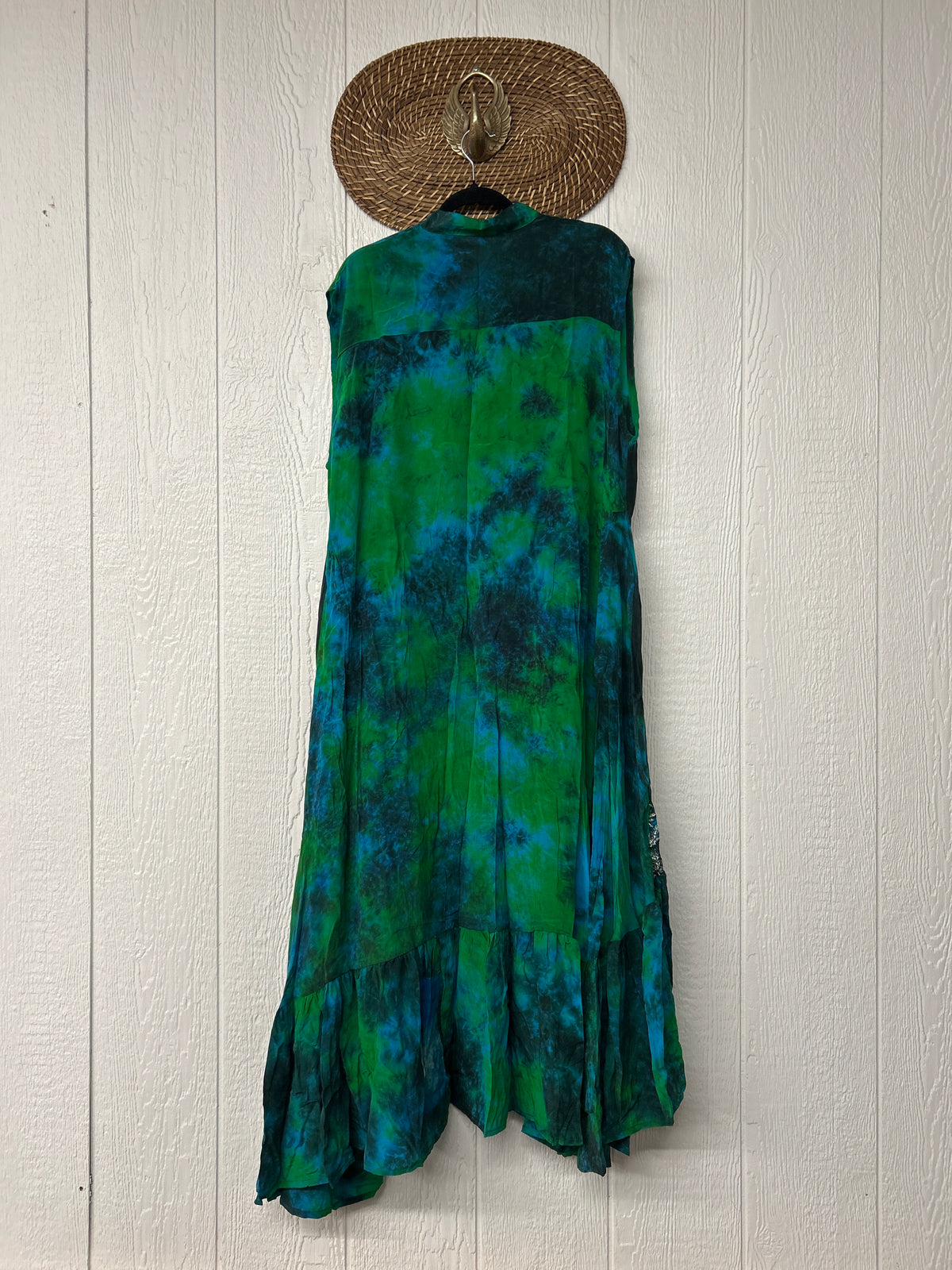 Crepe Sari Summer Dahlia Duster 0726 080