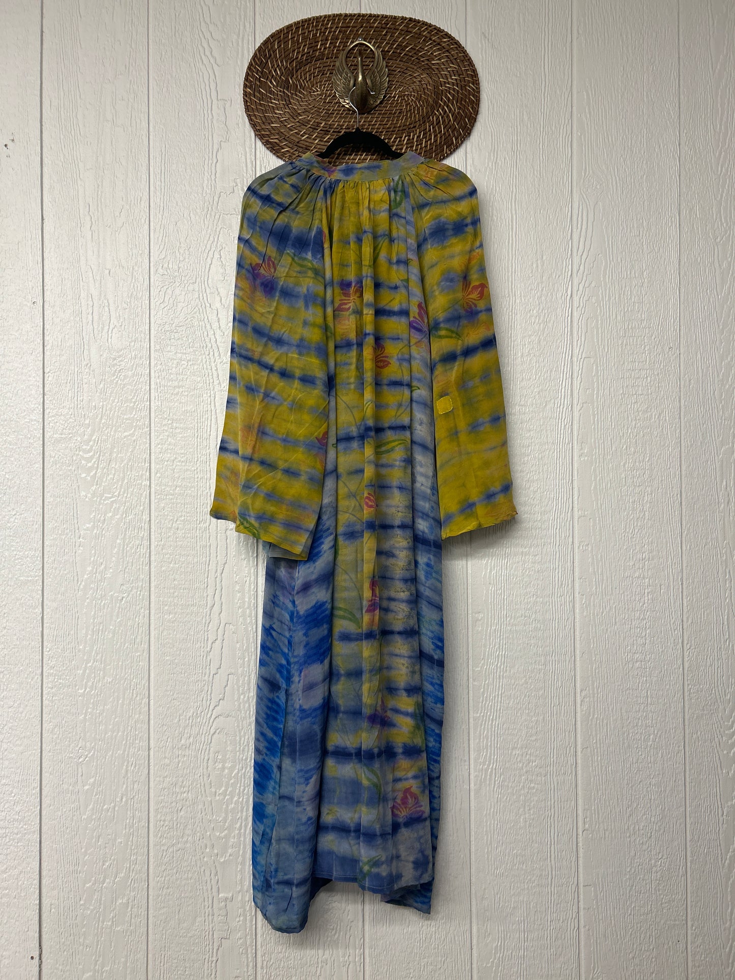 Crepe Sari Woodstock Duster Dress 0226 020