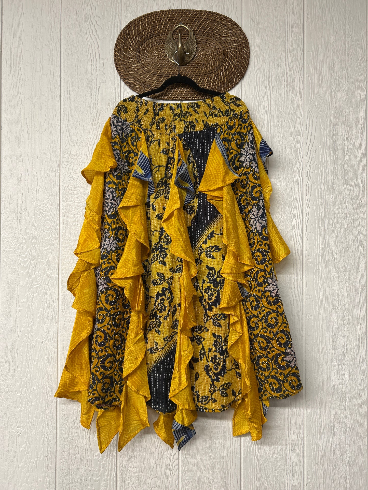 Pareo Kantha Willow Maxi Skirt 0826 139
