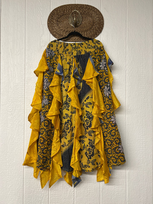 Pareo Kantha Willow Maxi Skirt 0826 139